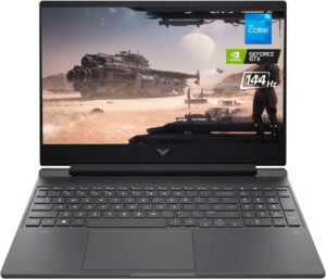 hp newest victus 15.6" fhd 144 hz gaming laptop, intel core i5-12450h processor, nvidia geforce gtx 1650, 16gb ram, 512gb ssd, hdmi, sd card reader, backlit keyboard, wifi 6, win11, tgc accessories