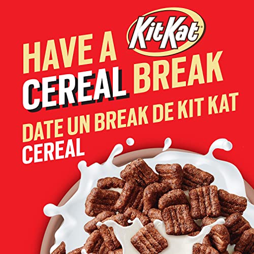 KIT KAT Chocolatey Cereal, Breakfast Cereal Made with Whole Grain, 11.5 oz