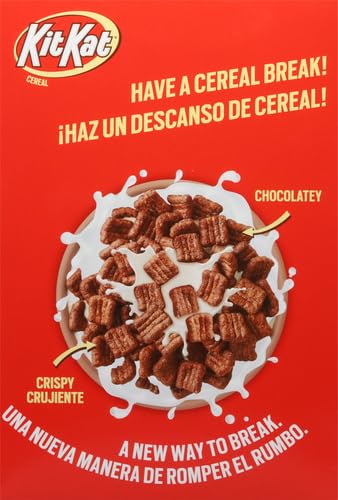 KIT KAT Chocolatey Cereal, Breakfast Cereal Made with Whole Grain, 11.5 oz