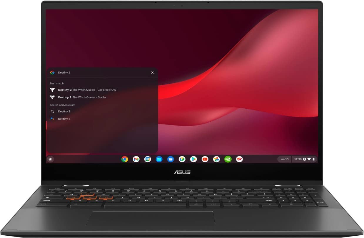 ASUS Cloud Gaming Chromebook Vibe CX55 Flip 15.6" Touchscreen 144Hz FHD 2-in-1 Laptop Computer, Intel Core i5-1135G7 (Beat i7-1065G7), 8GB LPDDR4X RAM, 512GB PCIe SSD, WiFi 6, Chrome OS