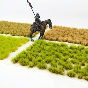 190 Pcs Static Grass Model Grass Tufts Railway Artificial Grass Miniature Grass Tuft Terrain Kit for DIY Model Railway Fairy Garden Diorama Scenery (Set A)