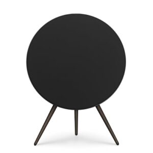bang & olufsen beosound a9 (5th generation) - iconic and powerful multiroom wifi and bluetooth home speaker with active room compensation, black anthracite