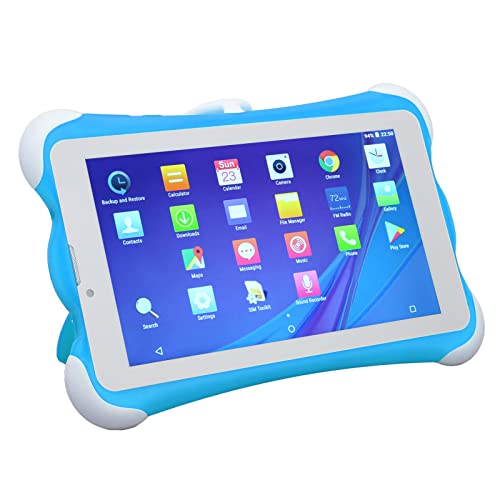 Kids Tablet, Kids Tablet Animation Dual SIM Card Dual Standby Bluetooth 3GB RAM 32GB ROM for Education (US Plug)