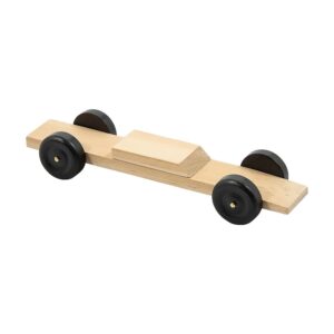 DIY Pinewood Derby Car Kit, Makes 6