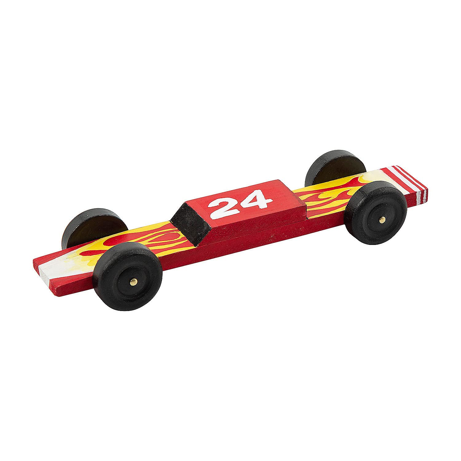 DIY Pinewood Derby Car Kit, Makes 6