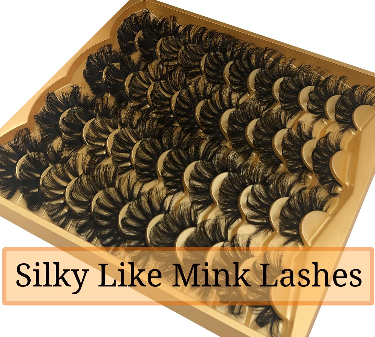 25MM Mink Lashes 25 mm False Eyelashes Long 20 Pairs Pack Dramatic 5D Full Volume Fake Eyelashes 5 Styles Wispy Curly Mink Eyelashes Wholesale, by TIMELABS