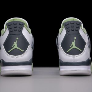 Jordan Air 4 Retro Women's White/Oil Green-Dark Ash AQ9129-103 6