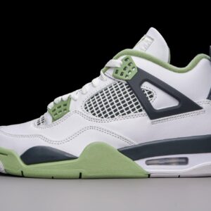 Jordan Air 4 Retro Women's White/Oil Green-Dark Ash AQ9129-103 6