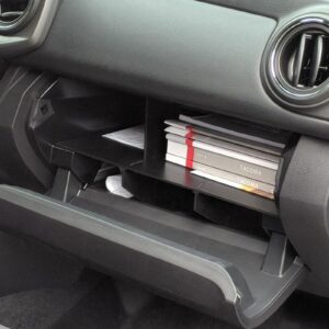 RUNROAD Glove Box Organizer Compatible with Toyota Tacoma 3rd Gen 2016-2022 2021 2022 2023 Accessories, Insert Tray ABS Materials Dividers Storage Box Glove Compartment Accessories