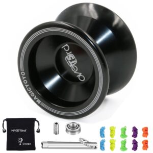 MAGICYOYO Pro Yo-yo Responsive Yoyo T5, Metal Yo Yo for Kids Beginner, Replacement Unresponsive Yoyo Bearing for Advanced Yoyo Player