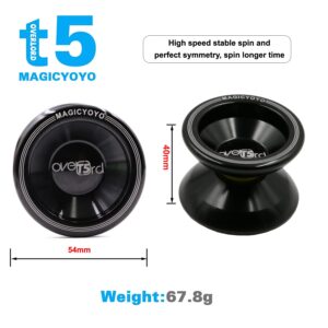 MAGICYOYO Pro Yo-yo Responsive Yoyo T5, Metal Yo Yo for Kids Beginner, Replacement Unresponsive Yoyo Bearing for Advanced Yoyo Player