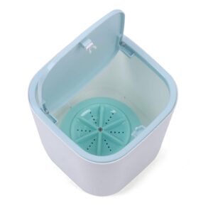 Mini Portable Washing Machine Underwear Ultrasonic Washing Machine Compact USB Laundry Machine for Underwear, Socks, Baby Clothes 3.8L Mini Washer