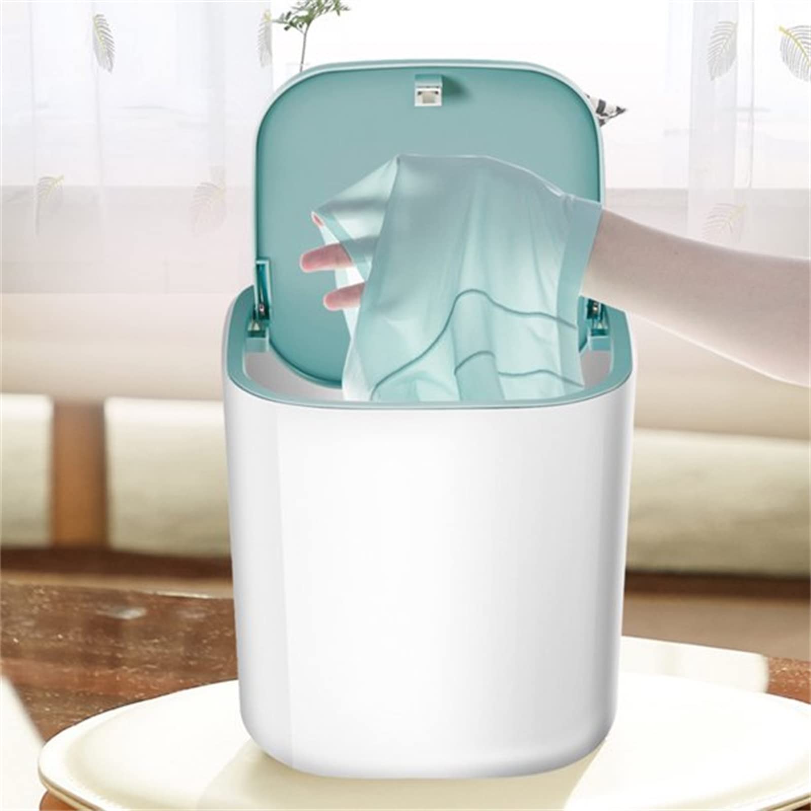 Mini Portable Washing Machine Underwear Ultrasonic Washing Machine Compact USB Laundry Machine for Underwear, Socks, Baby Clothes 3.8L Mini Washer