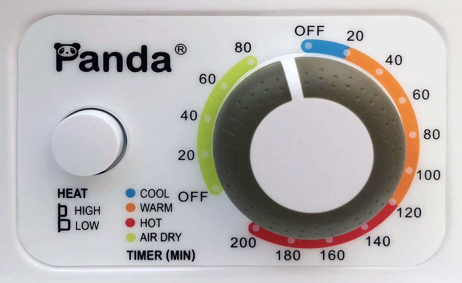 Panda 110V 850W Electric Compact Portable Clothes Laundry Dryer with Stainless Steel Tub Apartment Size 1.5 cu.ft | Dishwasher Snap Coupling Adapter