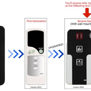 Replacement for Costway BELLEZE Fireplace Heater Remote Control EP24205 SF103-23D SF103-18D