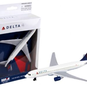 Matty's Toy Stop Daron American Airlines, Delta & United Airlines Die-cast Planes Set Bundle with Storage Bag - 3 Pack