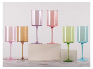 physkoa colored wine glass