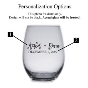 The Best Wedding Officiant, Pastor Wine Glass Gift, Personalized Thank You, Celebrant