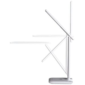 OttLite Slimline LED Desk Lamp – Touch Activated Controls, 3 Brightness Settings, ClearSun LED, Modern Design for Work, Office, or Dorm