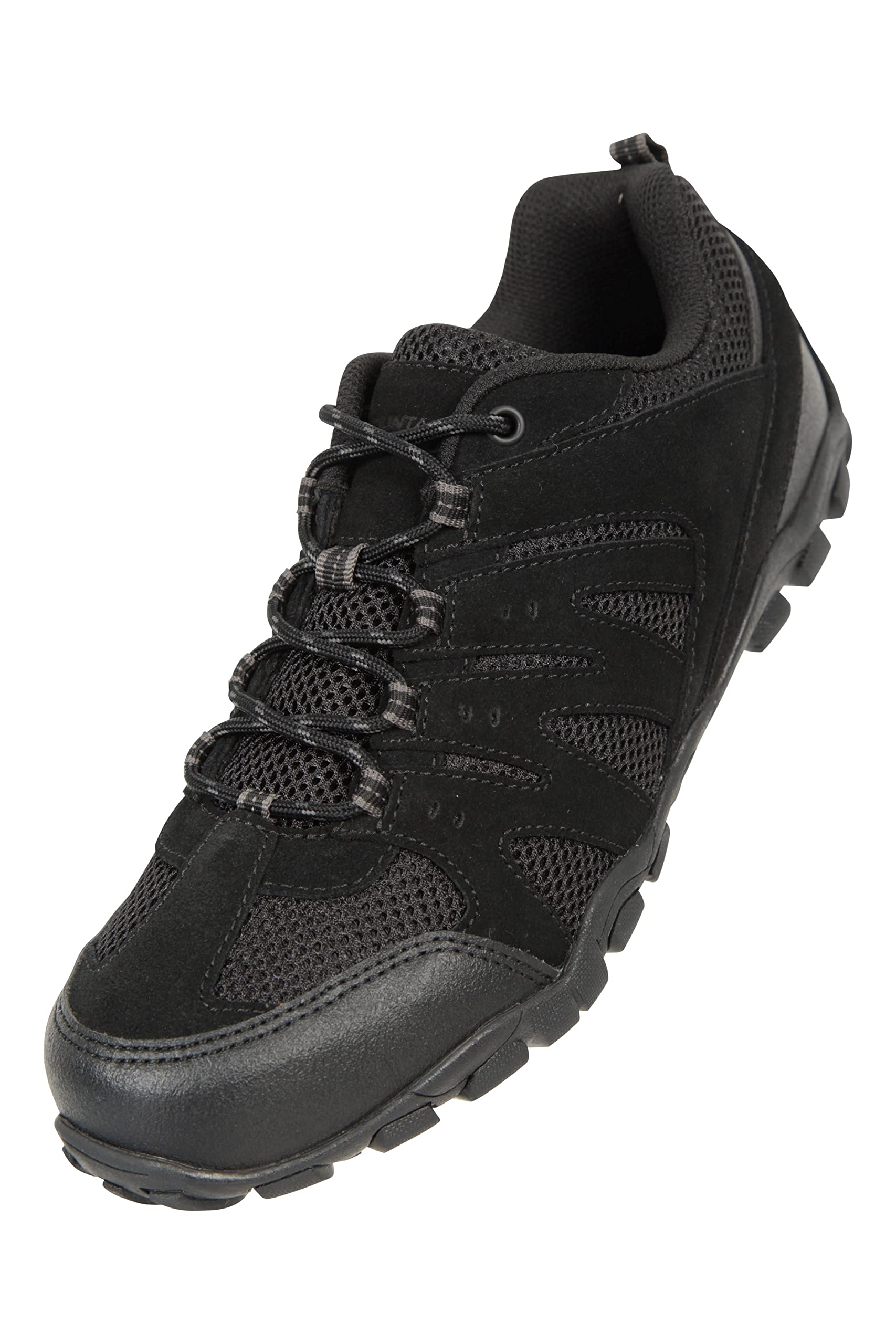 Mountain Warehouse Outdoor Womens Hiking Shoes Walking Sneakers Black Womens Shoe Size 8 US