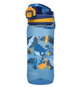 opard 17oz kids water bottle with leak proof flip-top lid, reusable bpa-free tritan for school and travel
