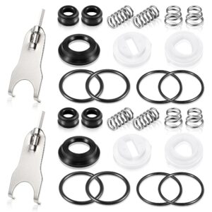 dreyoo 2 pack kitchen faucet repair kit, compatible with delta/peerless faucet rp3614 single handle faucets #70 and #212 ball faucets, faucet replacement parts, stainless steel