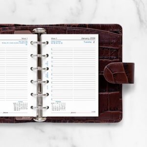 Filofax Pocket day per page English appointments diary - 2024