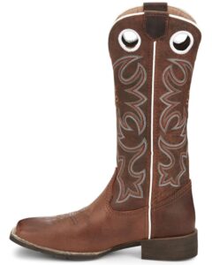 justin boots women's gypsy cam leather brown cowgirl boot brown 7.5 b
