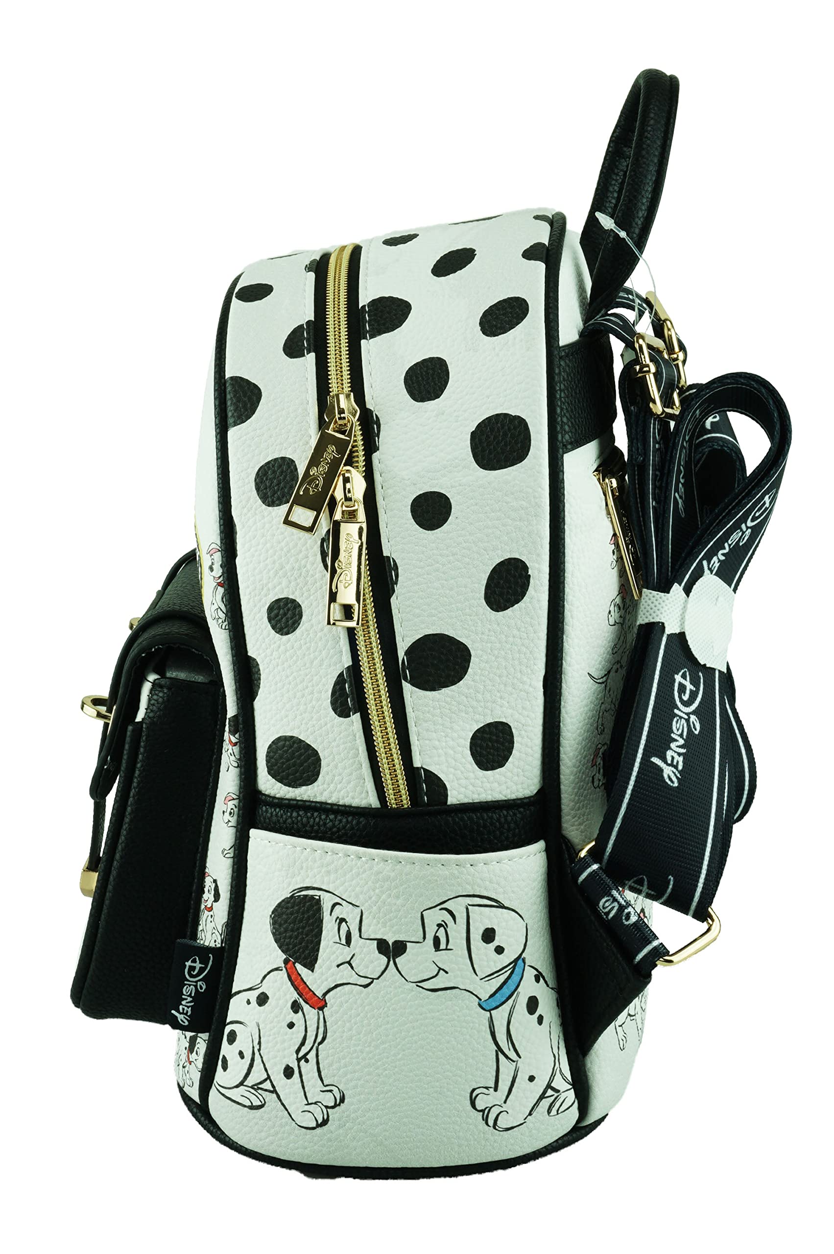 Wondapop Disney 101 Dalmations 11" Vegan Leather Fashion Mini Backpack