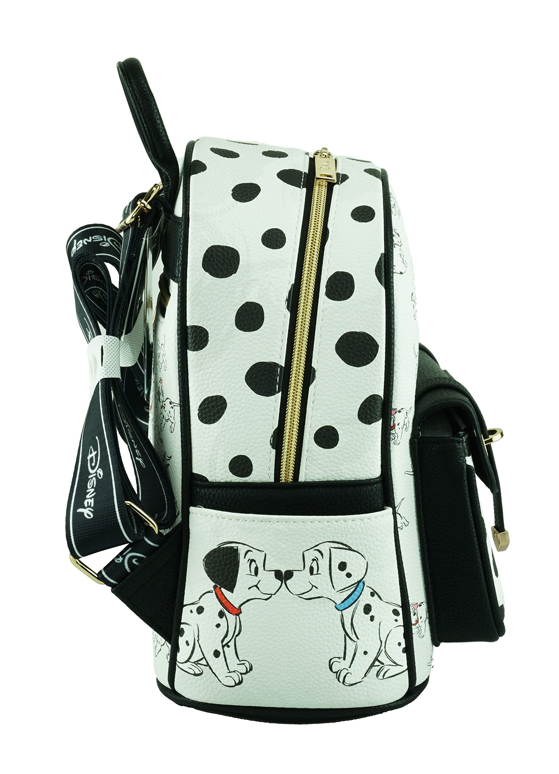 Wondapop Disney 101 Dalmations 11" Vegan Leather Fashion Mini Backpack