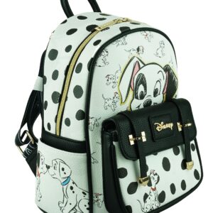 Wondapop Disney 101 Dalmations 11" Vegan Leather Fashion Mini Backpack