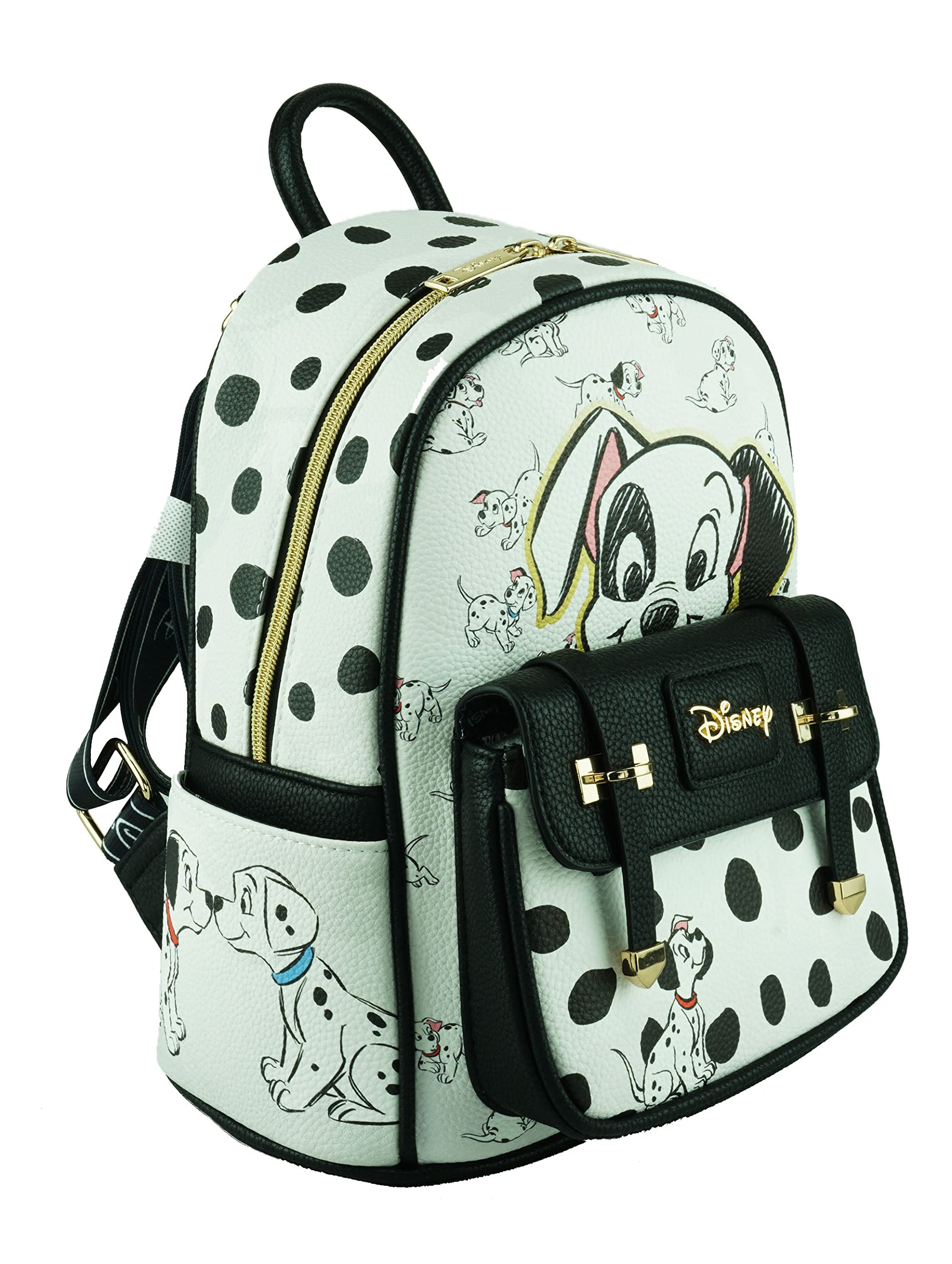 Wondapop Disney 101 Dalmations 11" Vegan Leather Fashion Mini Backpack