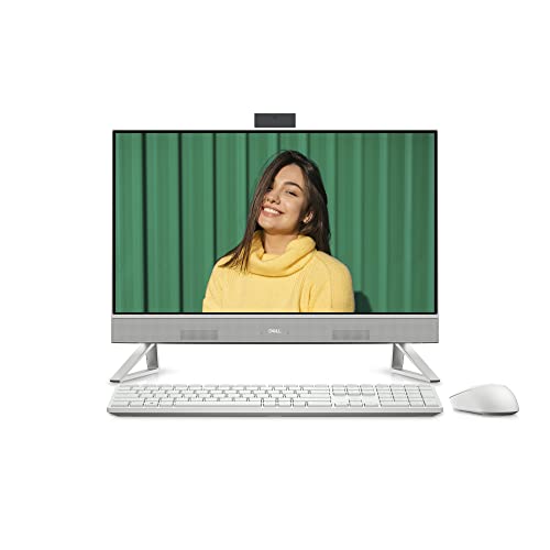 Dell Inspiron 24 5415 All in One Desktop - 23.8-inch FHD Touchscreen Display, AMD Ryzen 5-5625U Processor, 12GB DDR4 RAM, 256GB SSD + 1TB HDD, AMD Radeon Graphics, 1 Year Hardware Warranty - White