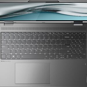 Lenovo Yoga 7i 16 inch 2.5K Touchscreen (2560 x 1600) 2-in-1 Convertible Laptop Computer, Intel Evo Platform, Core i5-1240P, 8GB Memory, 256GB SSD, Backlit Keyboard, Storm Grey (Renewed)