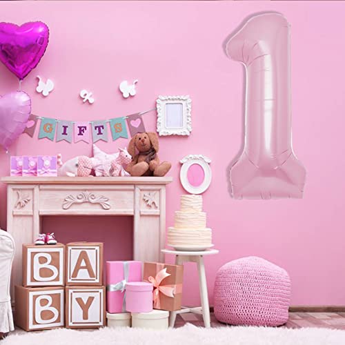 Huge Macaron Pink Number 3 Balloon Pink 3rd Birthday Party Supplies Decors for Girl Giant 3 Balloon 3 Years Old Balloon Anniversary Party Decors Digital Balloons Decor Theme Party Supplies Photo Shoot