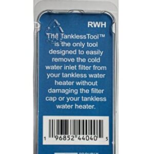 The Tankless Tool - The Ultimate Inlet Filter Removal Tool Compatible with All Rinnai Tankless Water Heaters | Tankless Water Heater Descaling | Tool for Easy Tankless Water Heater Maintenance