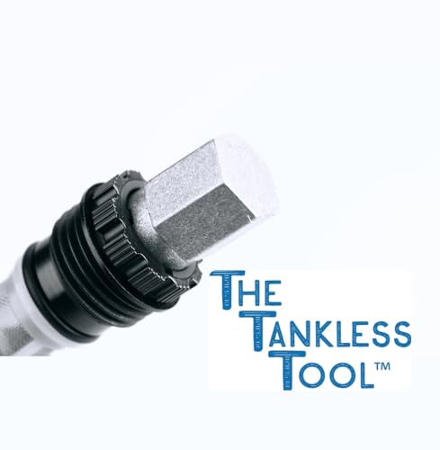 The Tankless Tool - The Ultimate Inlet Filter Removal Tool Compatible with All Rinnai Tankless Water Heaters | Tankless Water Heater Descaling | Tool for Easy Tankless Water Heater Maintenance