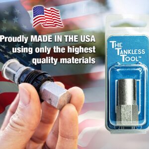 The Tankless Tool - The Ultimate Inlet Filter Removal Tool Compatible with All Rinnai Tankless Water Heaters | Tankless Water Heater Descaling | Tool for Easy Tankless Water Heater Maintenance