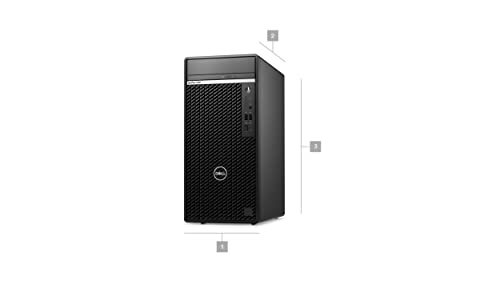 Dell Optiplex 7000 7000 MT Mini Tower Desktop (2022) | Core i7-1TB SSD + 1TB SSD - 16GB RAM - RX 640 | 12 Cores @ 4.9 GHz Win 11 Pro (Renewed)