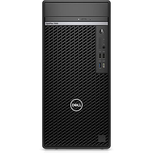 Dell Optiplex 7000 7000 MT Mini Tower Desktop (2022) | Core i7-1TB SSD + 1TB SSD - 16GB RAM - RX 640 | 12 Cores @ 4.9 GHz Win 11 Pro (Renewed)