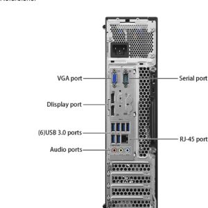 Lenovo ThinkCentre M900 SFF Desktop Computer PC, Intel Quad Core i5-6500T, 16GB DDR4 RAM, 1TB SSD, 4K 2-Monitor, Keyboard and Mouse, Bluetooth, AC Wi-Fi, VGA, HDMI, Windows 10 Pro(Renewed)