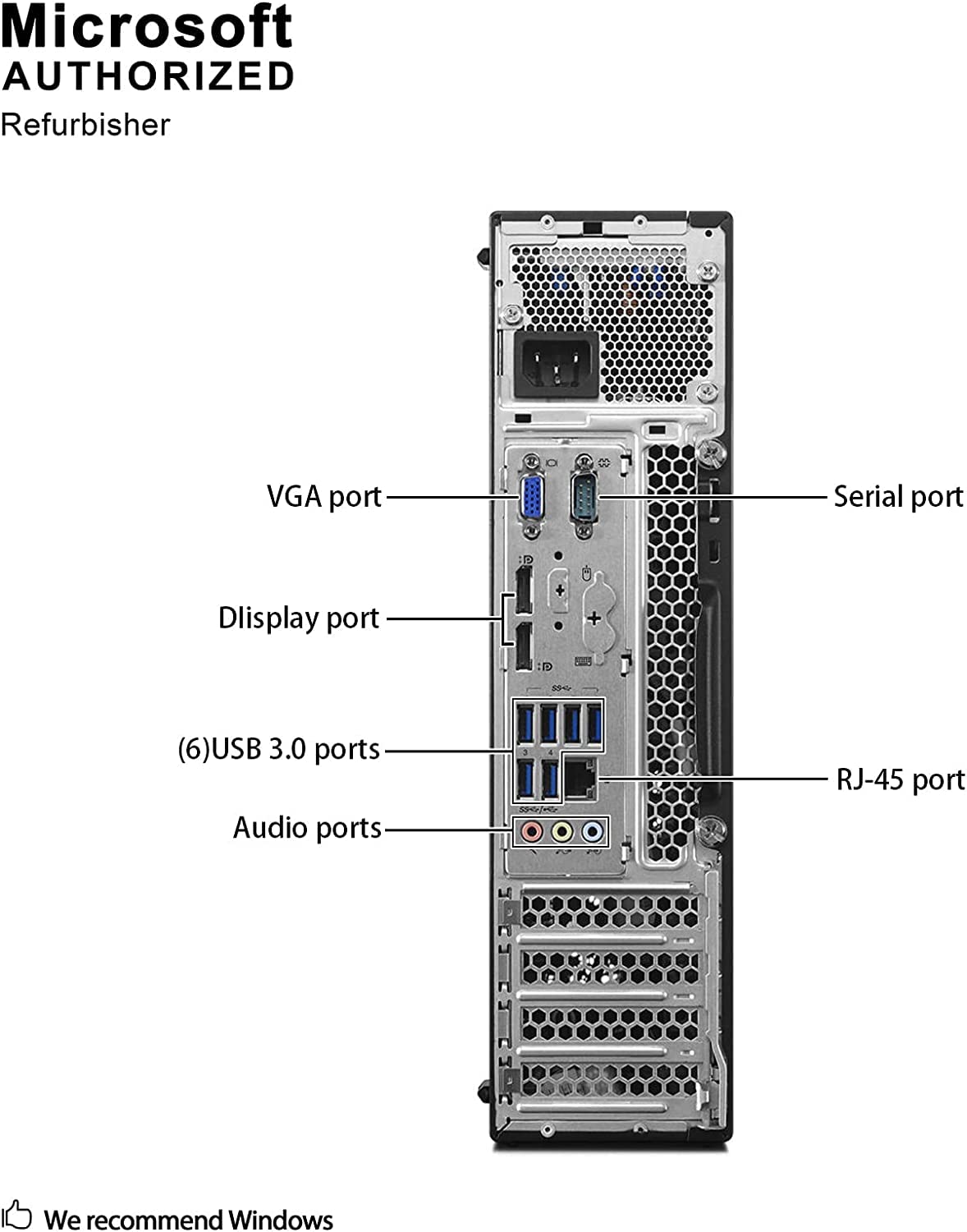 Lenovo ThinkCentre M900 SFF Desktop Computer PC, Intel Quad Core i5-6500T, 16GB DDR4 RAM, 1TB SSD, 4K 2-Monitor, Keyboard and Mouse, Bluetooth, AC Wi-Fi, VGA, HDMI, Windows 10 Pro(Renewed)