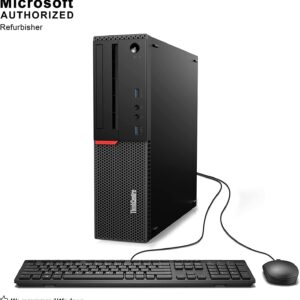 Lenovo ThinkCentre M900 SFF Desktop Computer PC, Intel Quad Core i5-6500T, 16GB DDR4 RAM, 1TB SSD, 4K 2-Monitor, Keyboard and Mouse, Bluetooth, AC Wi-Fi, VGA, HDMI, Windows 10 Pro(Renewed)