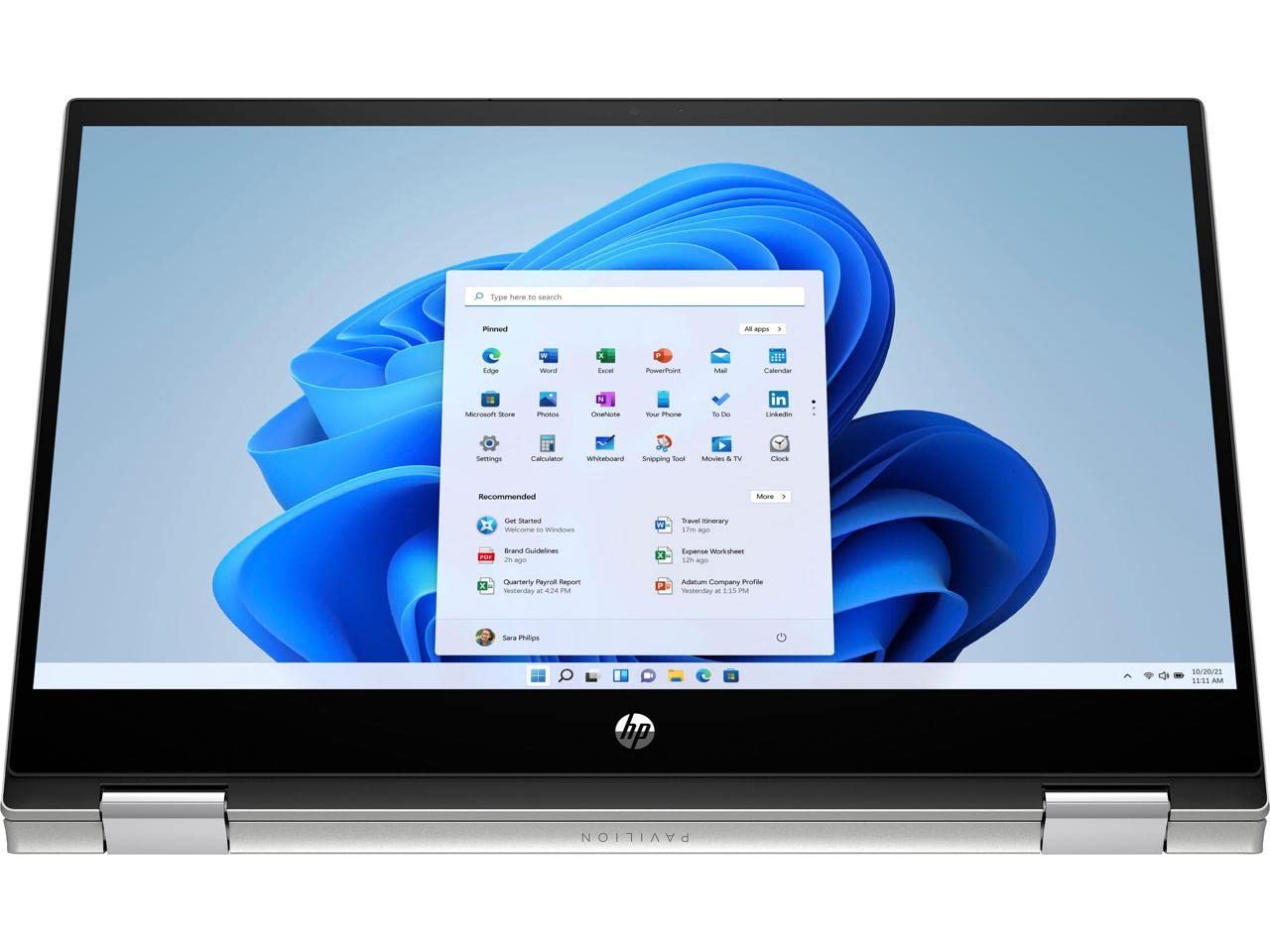 HP 2022 Pavilion x360 14" FHD IPS Touchscreen Premium 2-in-1 Business Laptop, 12th Gen Intel 10-Core i5-1235U Upto 4.4GHz, 8GB RAM, 2TB PCIe SSD, Backlit KB, Fingerprint, Windows 11 Pro + HDMI Cable