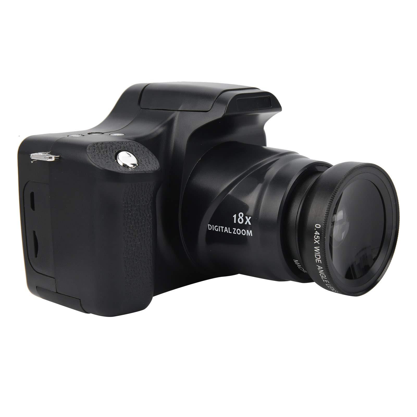 Cameras for Sale Dig 3.0 in LCD Screen 18X Zoom Hd SLR Camera Long Focal Length Portable Digital Camerastandard (Standard Edition + Wide Angle Lens)
