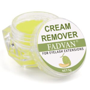 eyelash extension remover cream - lash extension remover cream with low irritating for sensitive skin - quick dissolve - eyelash extensions glue remover