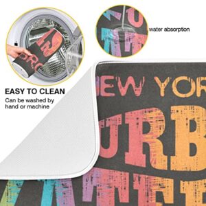 New York City Drying Dish Mat Counter Heat Mat 16 x 18 Drying Mat Kitchen Counter Drying Matt Kitchen Counter