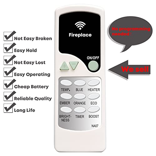 Replacement for Napoleon Fireplace Heater Remote Control NEFB26H NEFB30H