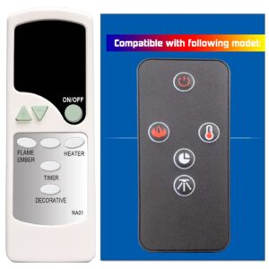 replacement for napoleon azure fireplace heater remote control nefv38h w190-0074