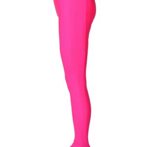 Cape Robbin Devons Pants Chunky Lug Sole Rounded Toe Pull On Lycra Legging Boots (Pink, 10)